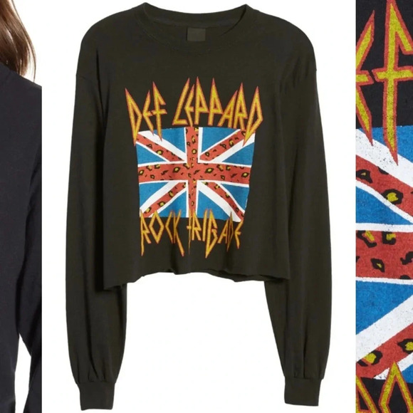 New Def‎ Leppard Crop tee - Picture 8 of 11